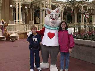 Tommy, the White Rabbit and Katie